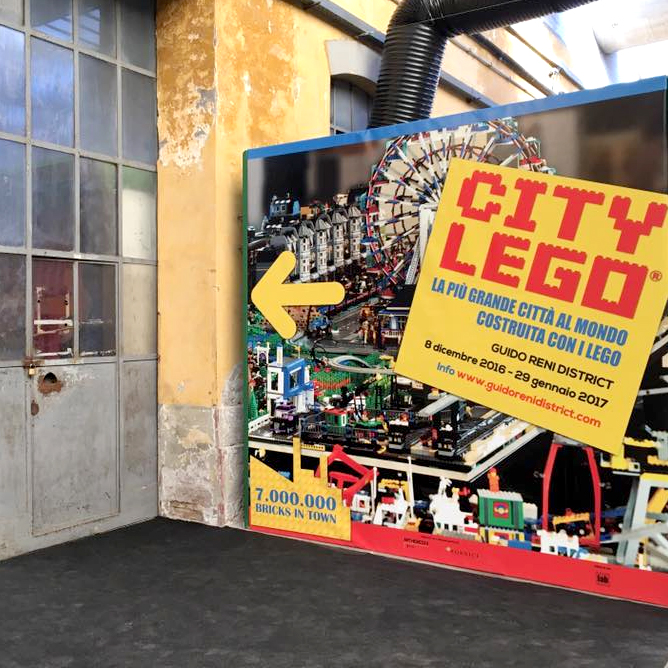 Ciity Lego Mostra Roma per bambini Guido Reni District