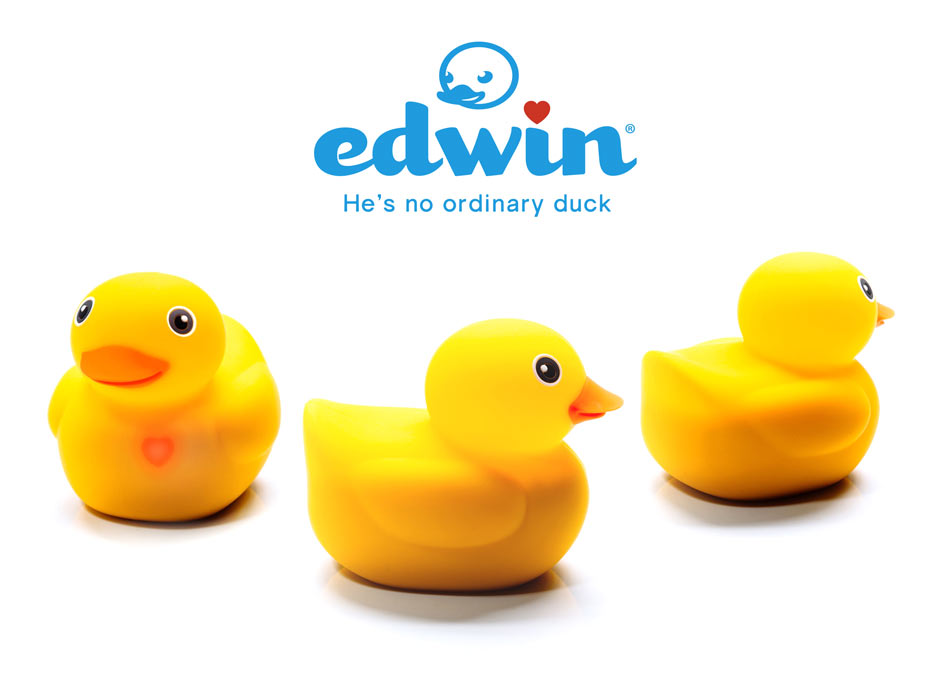 edwin the smart Duck il giocattolo e  l'app educative