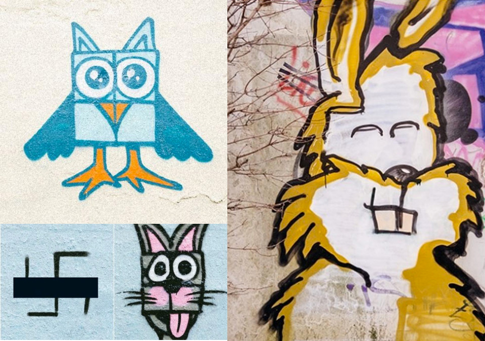 Alcuni dei graffiti realizzati dal movimento Paint Back da vedere in un viaggio a Berlino con il tuo bambino